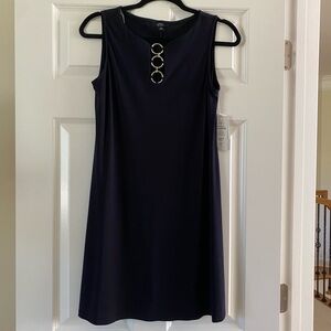 MSK Petite Deep Navy Tank Dress size PS NWT